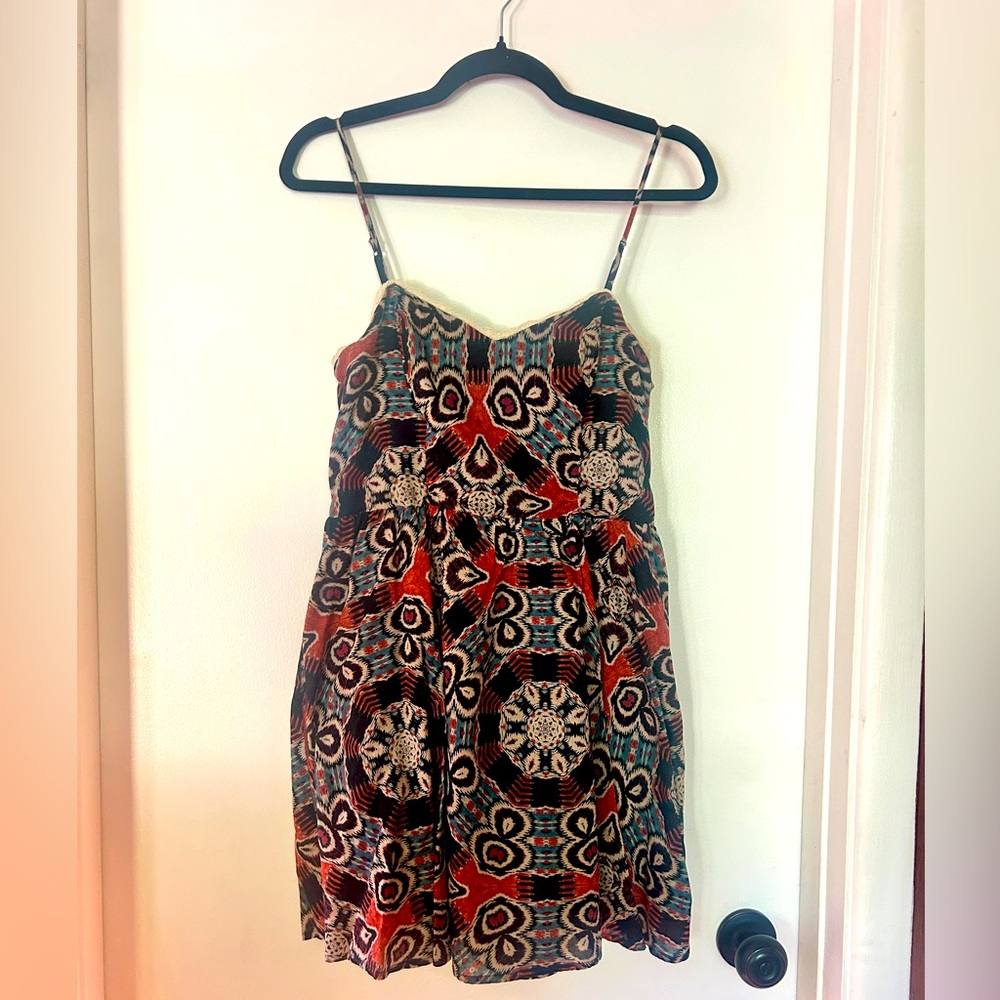 Stylish Multicolor Patterned Dress